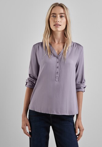 STREET ONE Bluse in Lila: Vorderseite