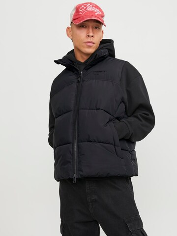 JACK & JONES Weste 'Viper' in Schwarz