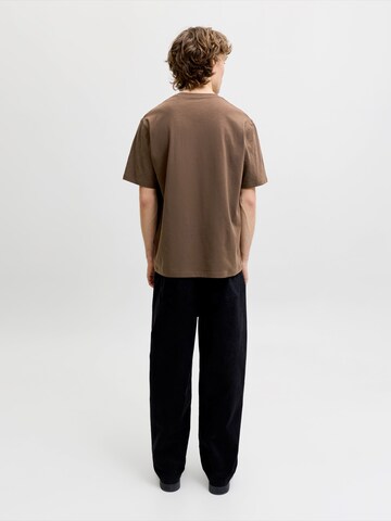 JACK & JONES Shirt 'JJEDover' in Brown