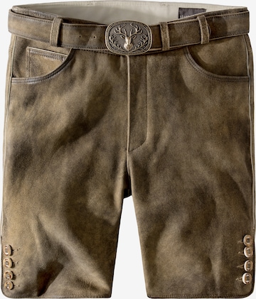 STOCKERPOINT Trachtenhose 'Luka' in Braun: Vorderseite