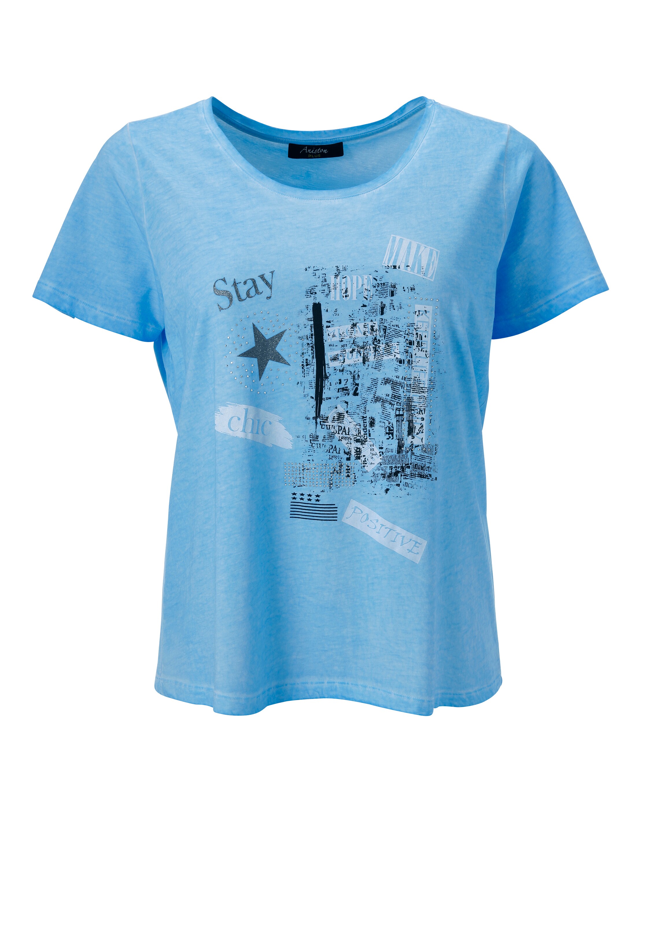 Aniston T-Shirt in Blau: Vorderseite