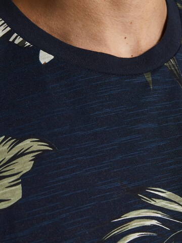 JACK & JONES - Camiseta 'BlaTropic' en azul