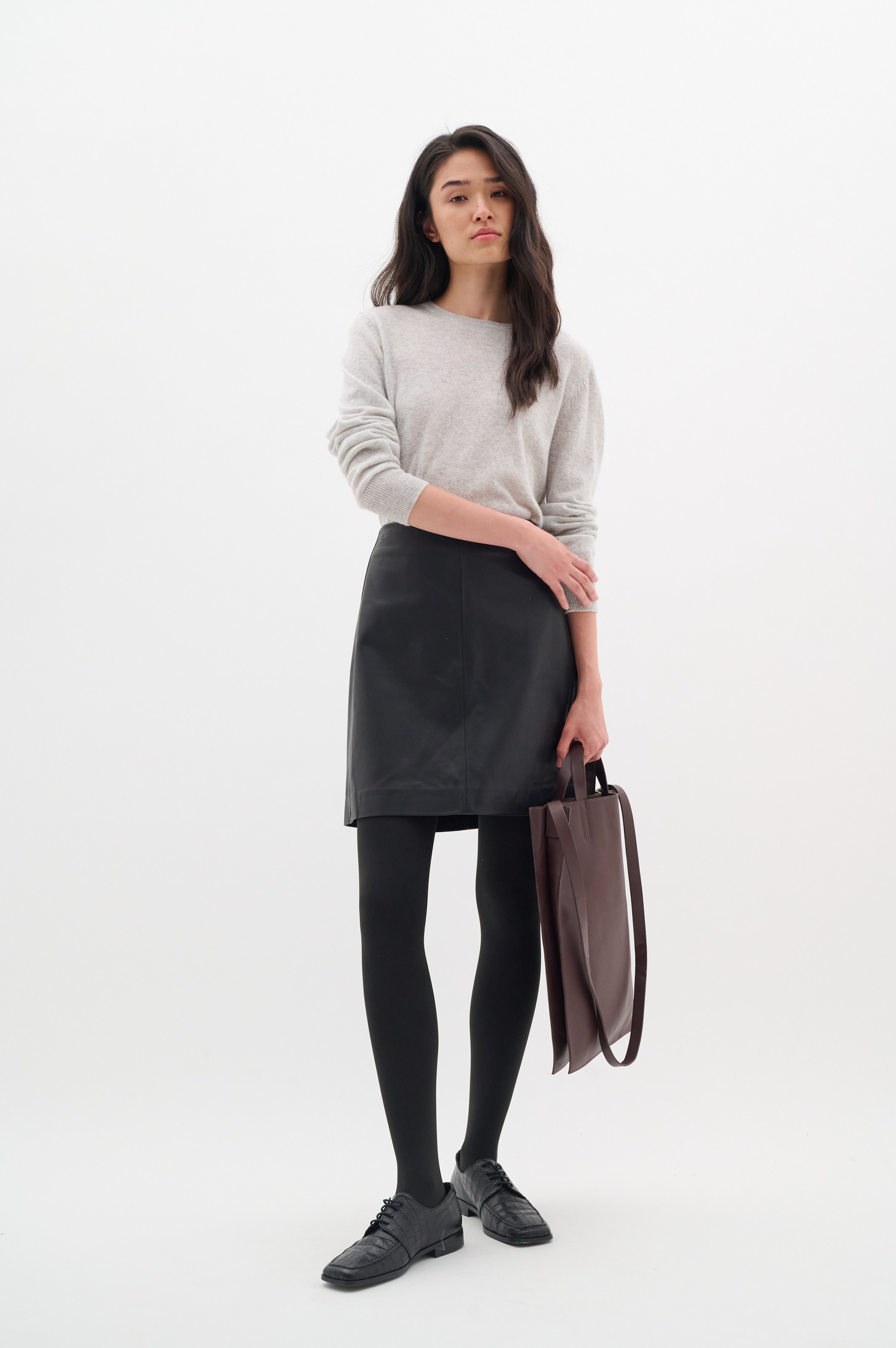 InWear - Saia 'LestherIW' em preto
