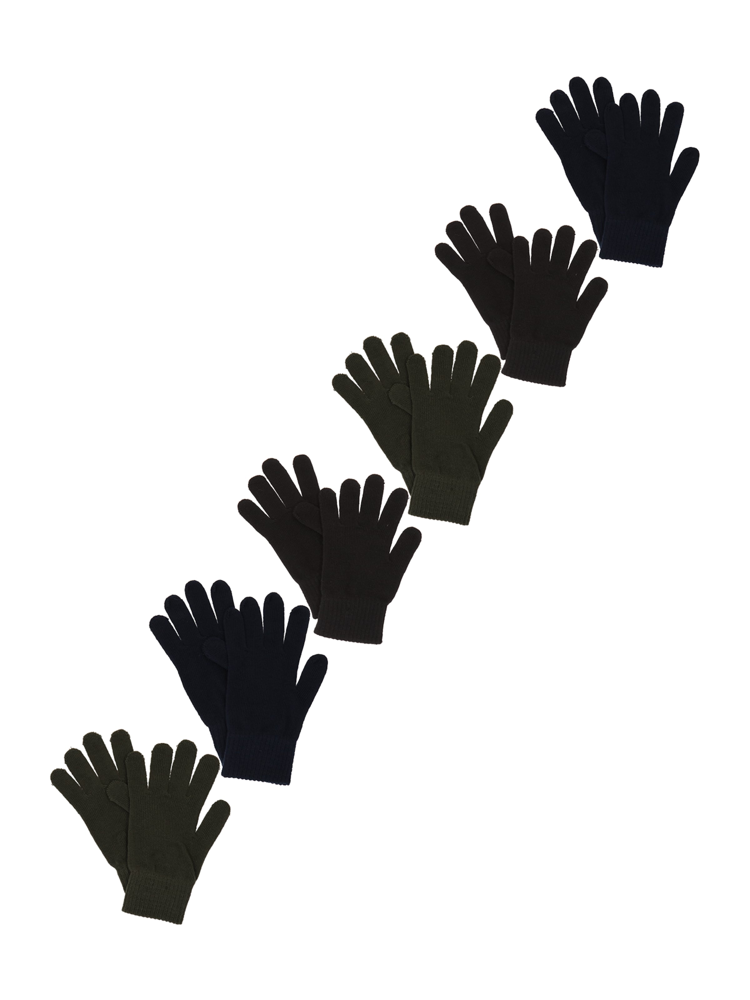 Lindex - Guantes en azul: frente