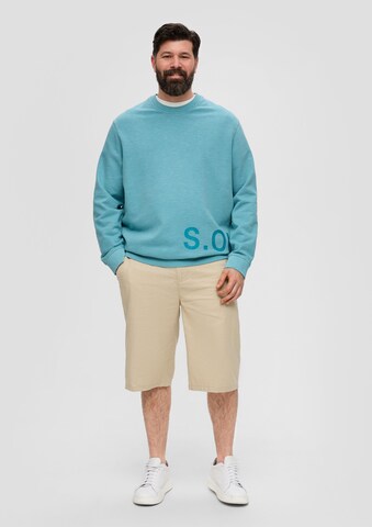 s.Oliver Men Big Sizes Sweatshirt in Green