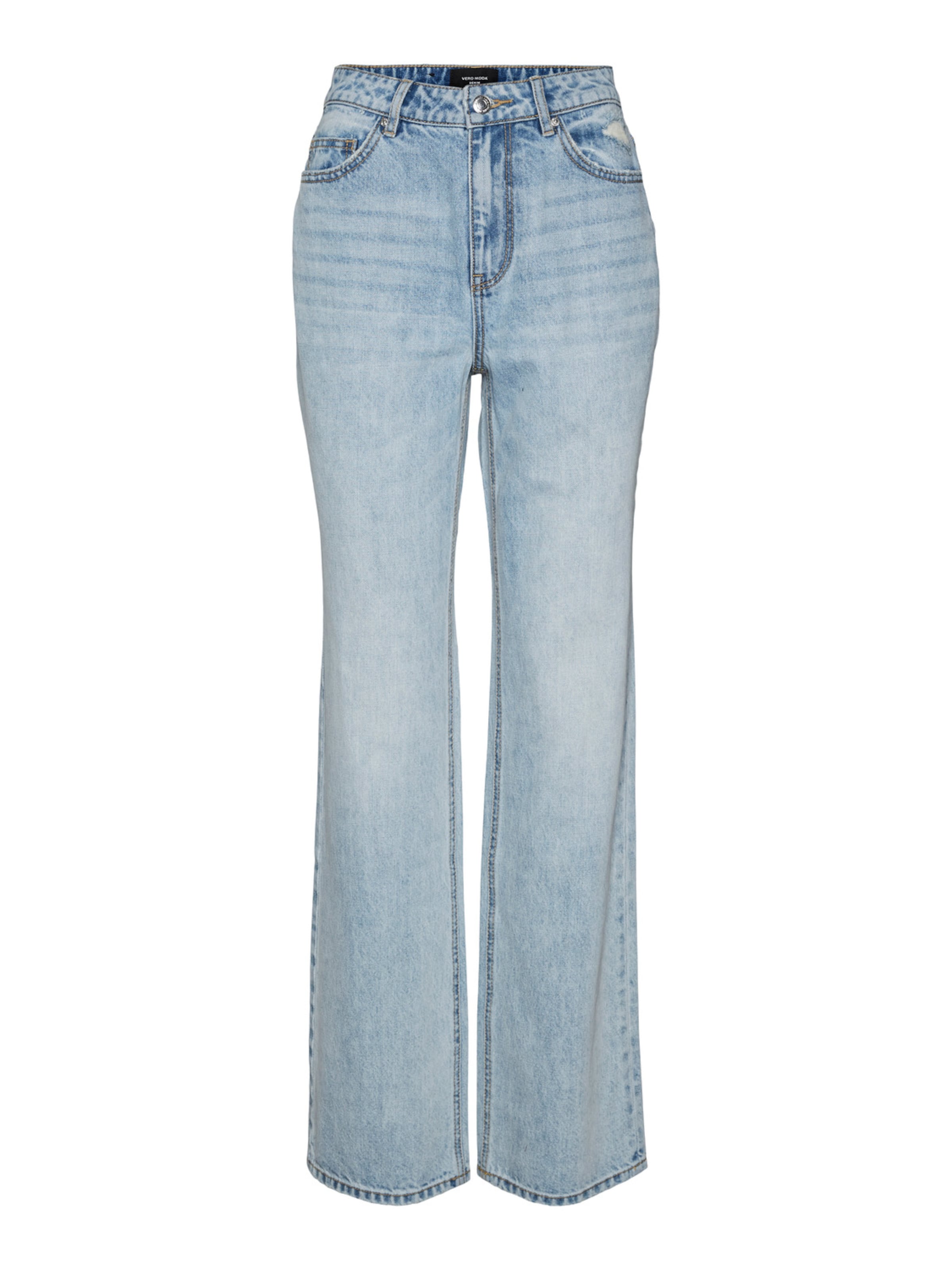 VERO MODA Wide leg Jeans 'Kithy' in Blue: front