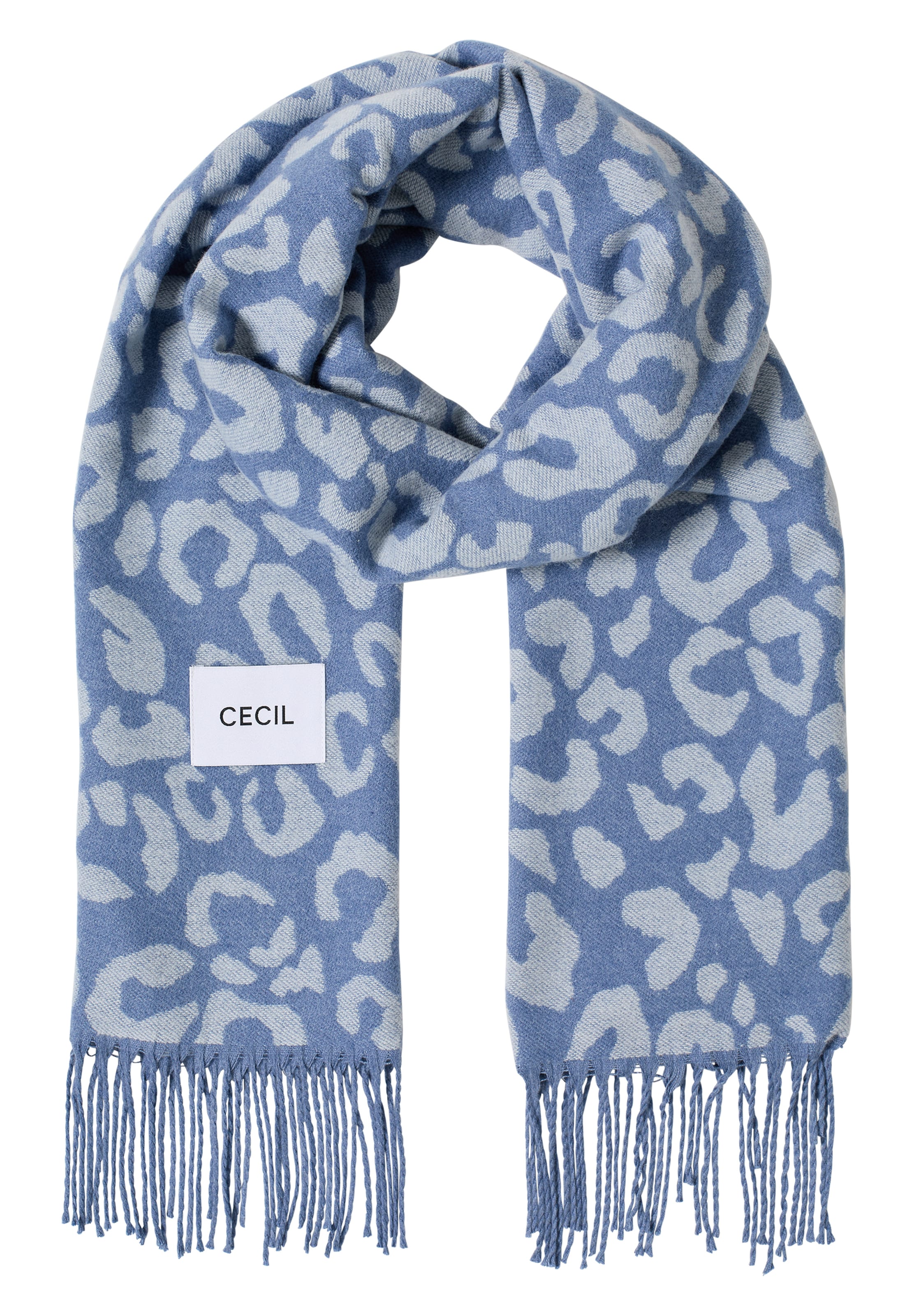 CECIL Schal in Blau: Vorderseite
