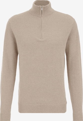 WE Fashion Pulover | bež barva: sprednja stran