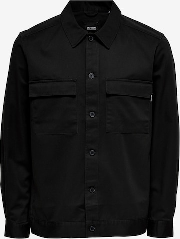 Only & Sons Prehodna jakna 'Toby' | črna barva: sprednja stran