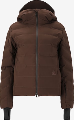 SOS Sports jacket 'Fieberbrunn' in Brown: front