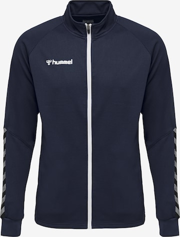 Hummel Sportjas in Blauw: voorkant