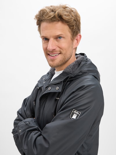 Derbe Winterjas ' Trekholm ' in de kleur Zwart, Productweergave