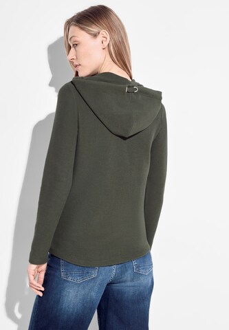 CECIL Zip-Up Hoodie in Green