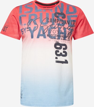 CAMP DAVID Shirt in Light blue / Red / Black / White, Item view