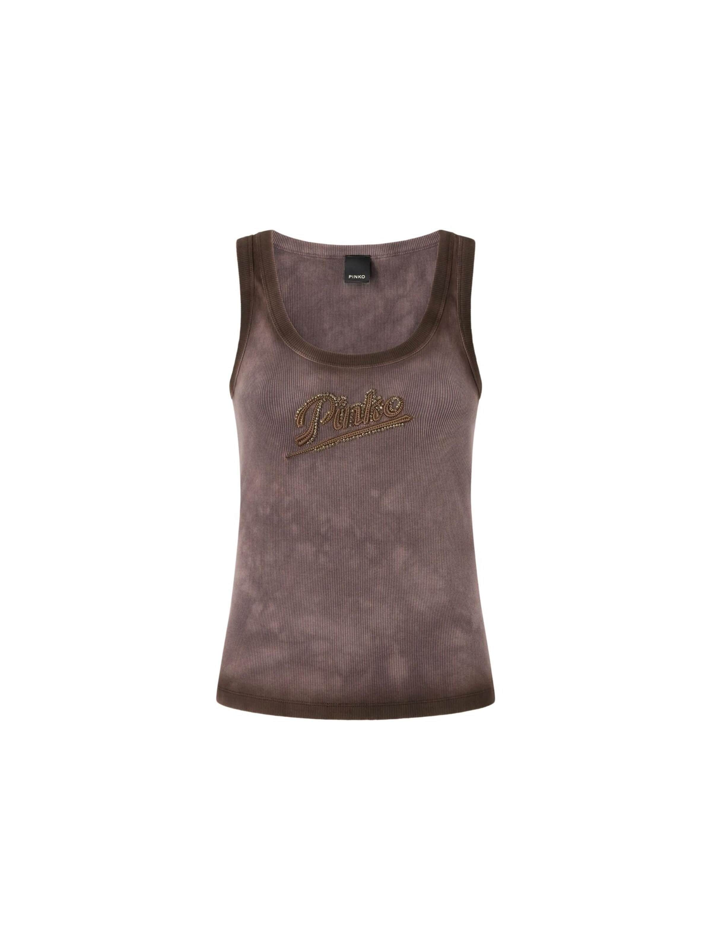 Haut 'Cosmopolitan' PINKO en marron : devant