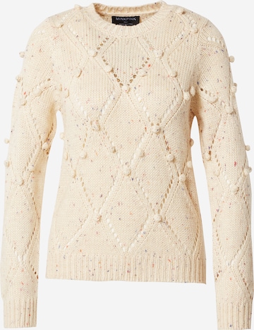 MINKPINK Sweater 'SABRINA' in Beige: front