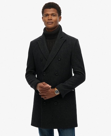 Manteau mi-saison 'Merchant Town' Superdry & Co en noir : devant
