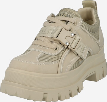 BUFFALO - Zapatos con cordón 'ASPHA COM LO' en beige: frente