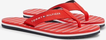 TOMMY HILFIGER T-Bar Sandals in Orange