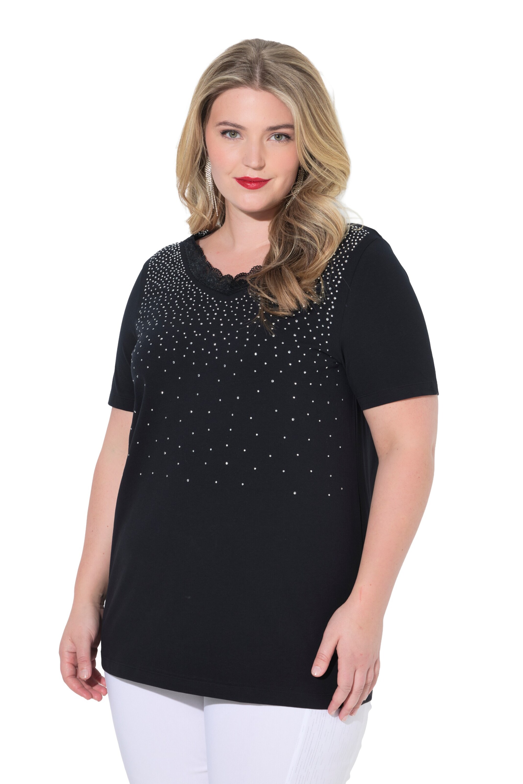 MIAMODA Shirt in Black: front