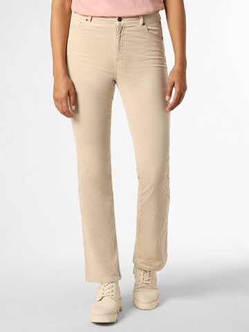 Marie Lund Boot cut Pants ' ' in Beige: front