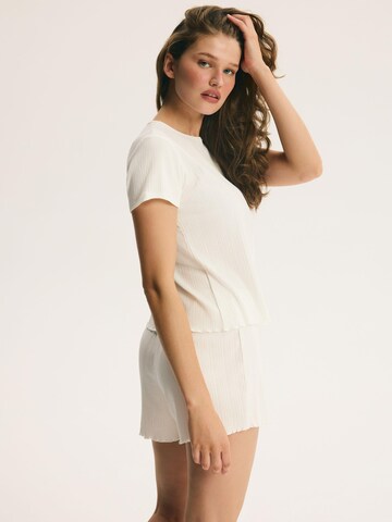 ESOTIQ Pyjama 'Pearl' in Wit