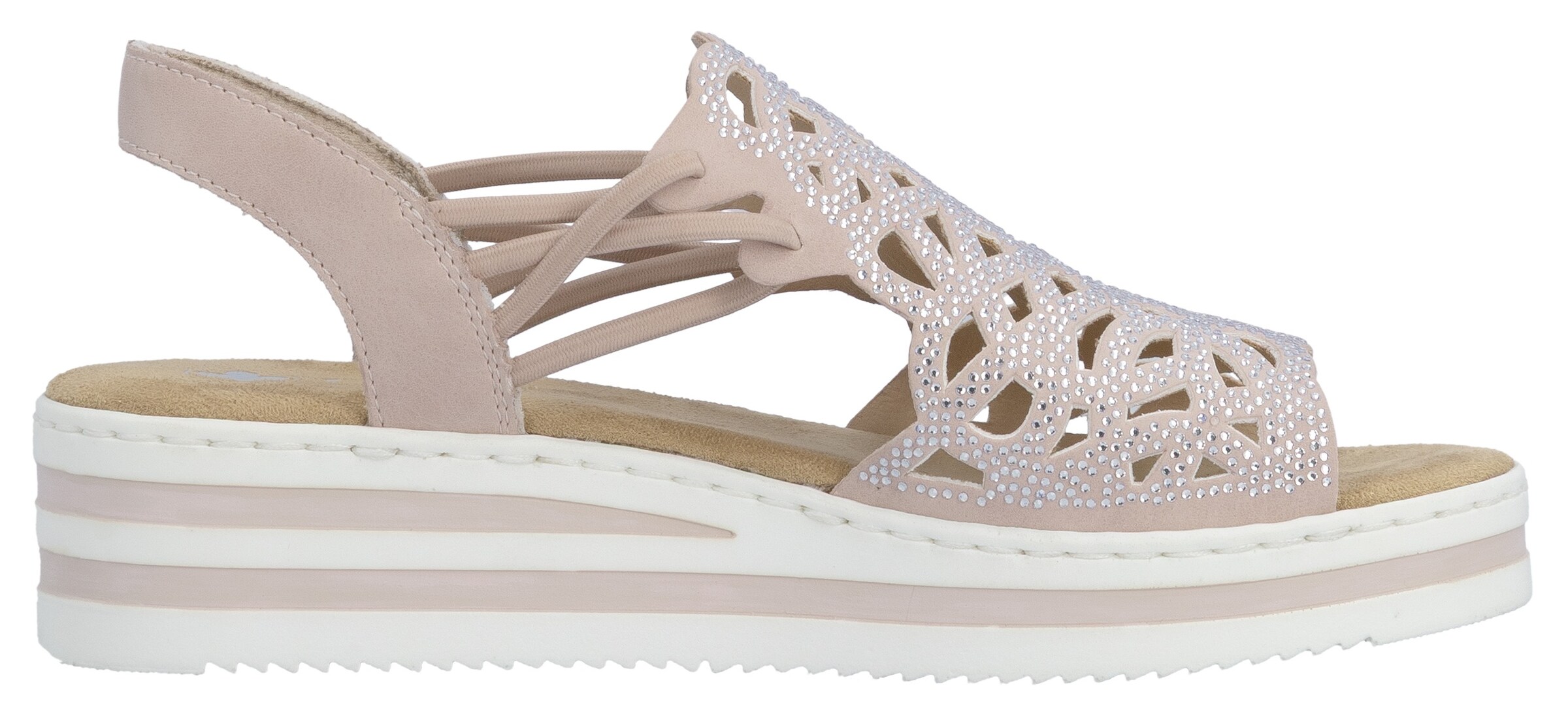 Sandales Rieker en rose