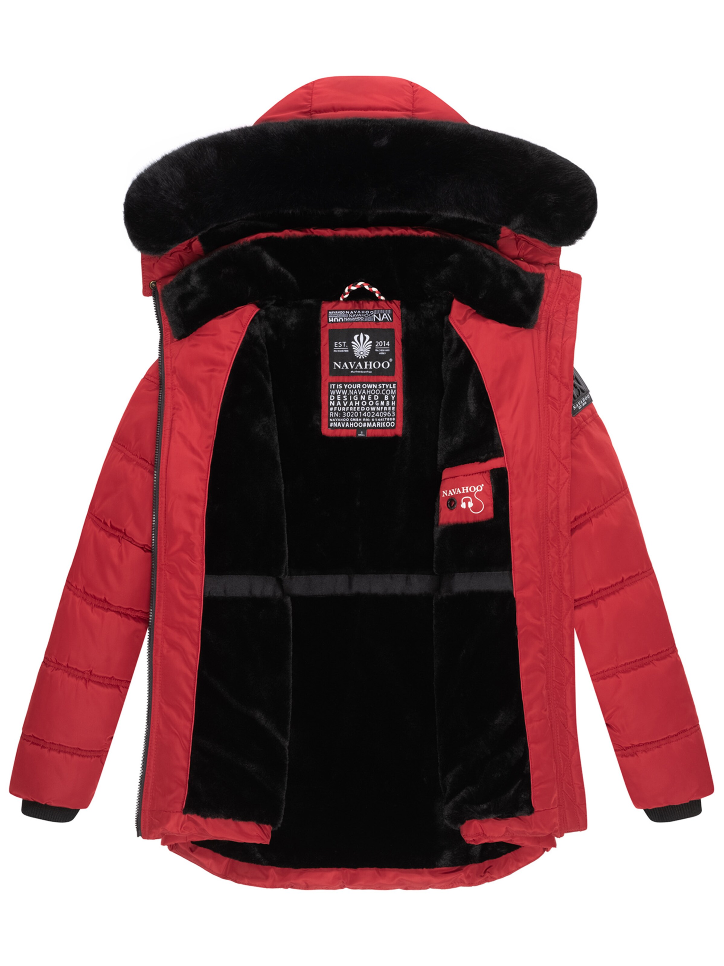 NAVAHOO Winterjacke in Rot