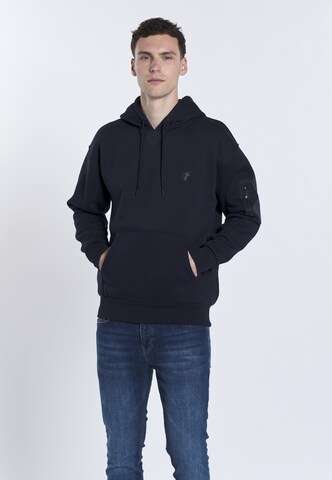 DENIM CULTURE Sweatshirt 'SAORO' in Blauw