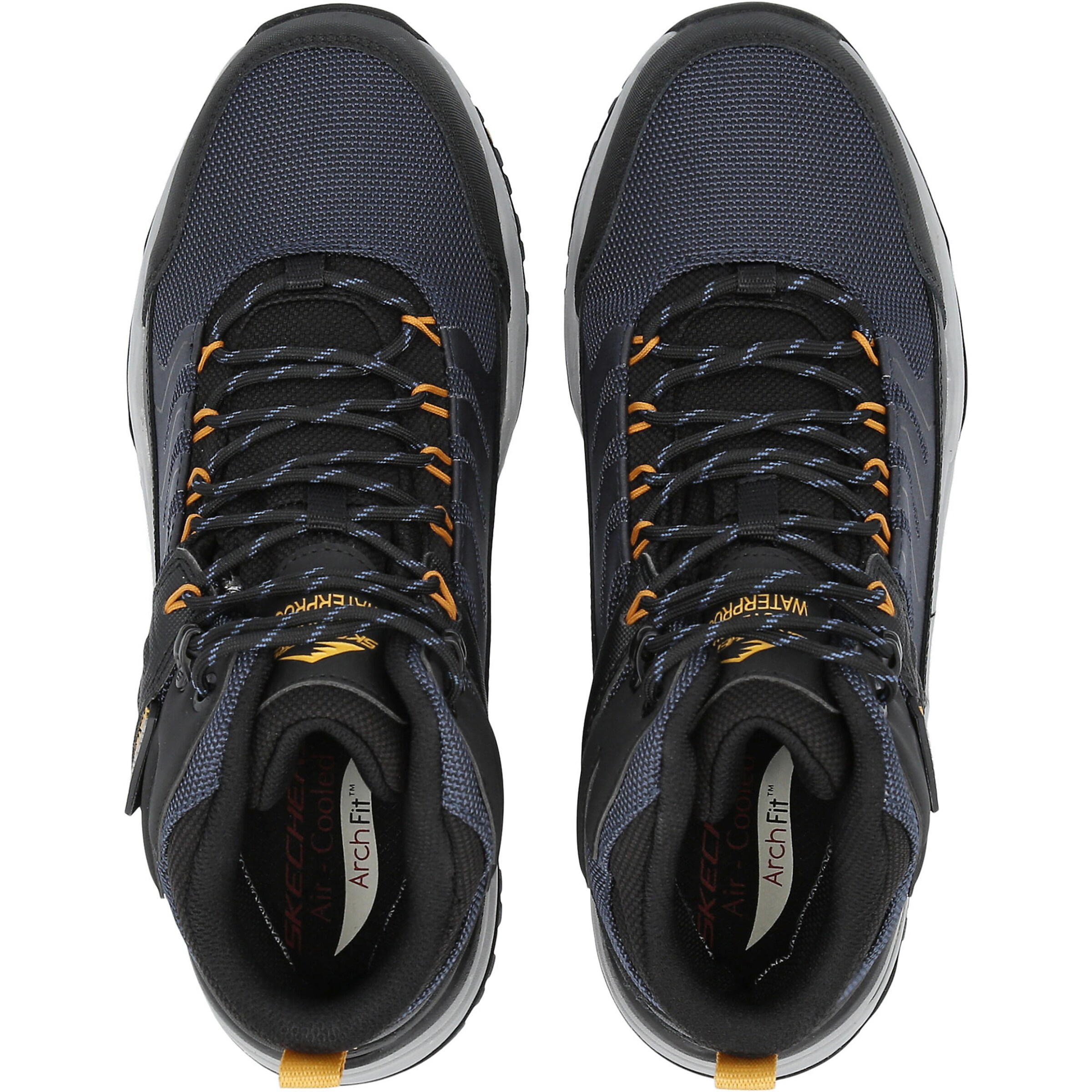 SKECHERS Lace-up boots 'Arch' in Blue