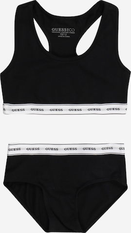 GUESS Underwear set in Black: front