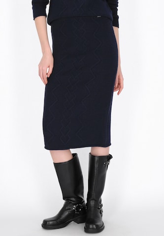 DreiMaster Vintage - Falda en azul: frente