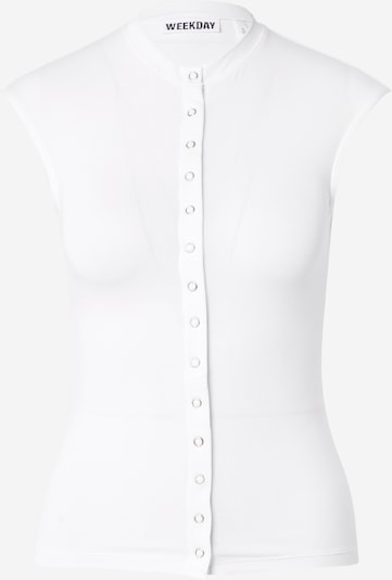 WEEKDAY Toppi 'Nila' värissä valkoinen, Tuotenäkymä