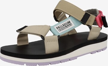 Palladium Sandalen 'Outdoorsy Urbanity' in Groen: voorkant