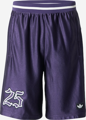 ADIDAS ORIGINALSLoosefit Hlače 'GRFX' - ljubičasta boja: prednji dio