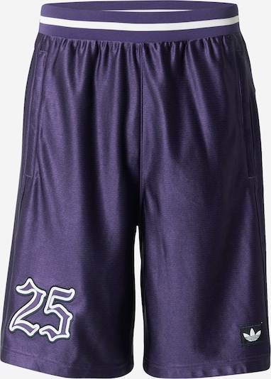 ADIDAS ORIGINALS Housut 'GRFX' värissä karhunvatukka / musta / valkoinen, Tuotenäkymä