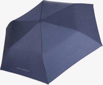 Piquadro Regenschirm in Blau: Vorderseite