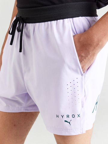 PUMA regular Παντελόνι φόρμας 'PUMA x HYROX PWRMODE' σε λιλά