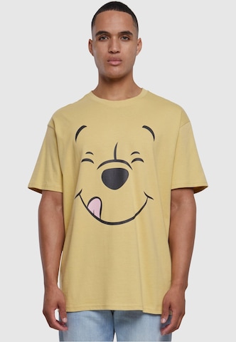 T-Shirt 'Disney 100 Winnie Pooh Face' MT Upscale en jaune : devant