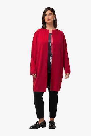 Cardigan Ulla Popken en rouge : devant