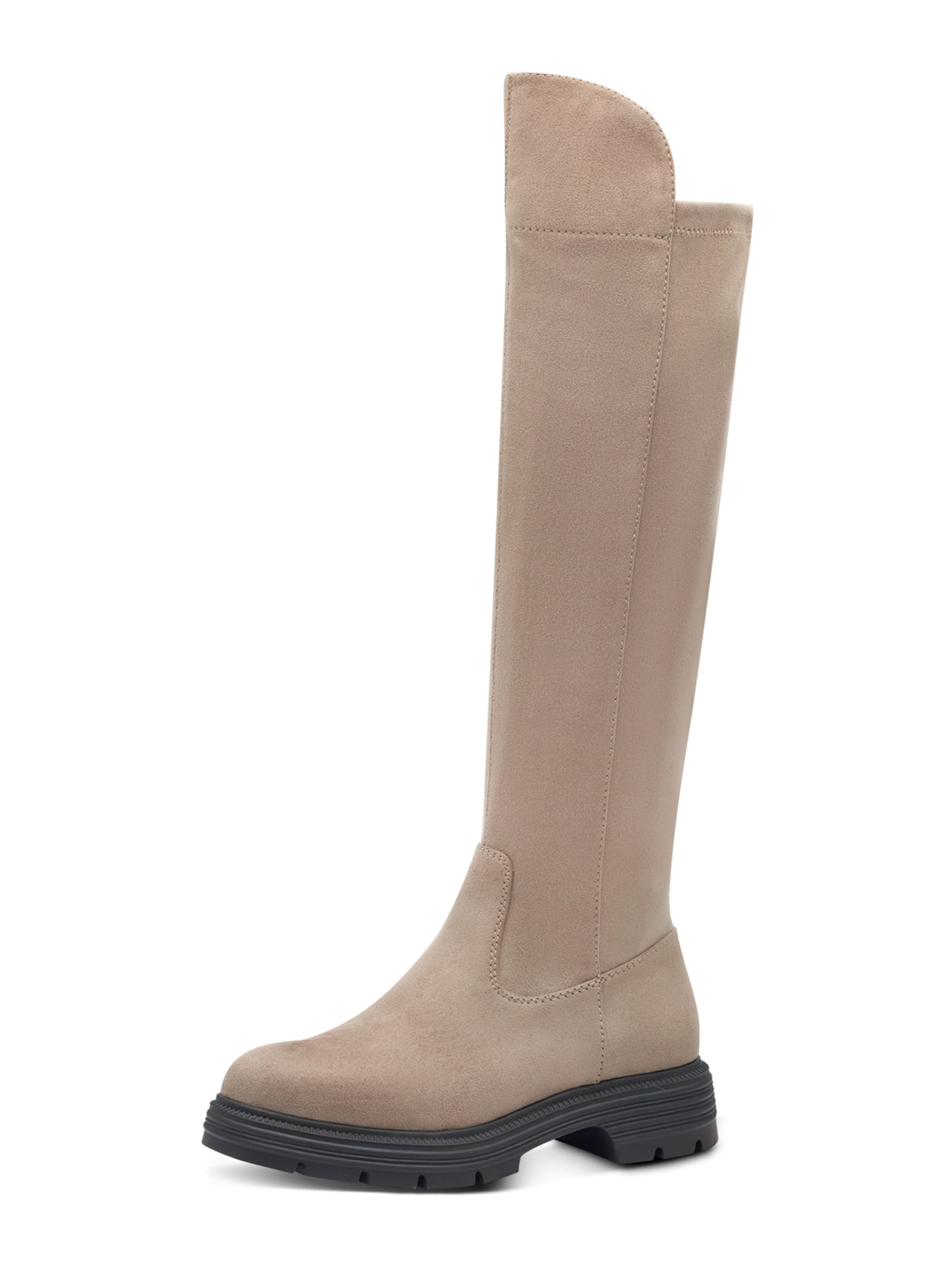 Tamaris Μπότες overknee σε μπεζ: μπροστά