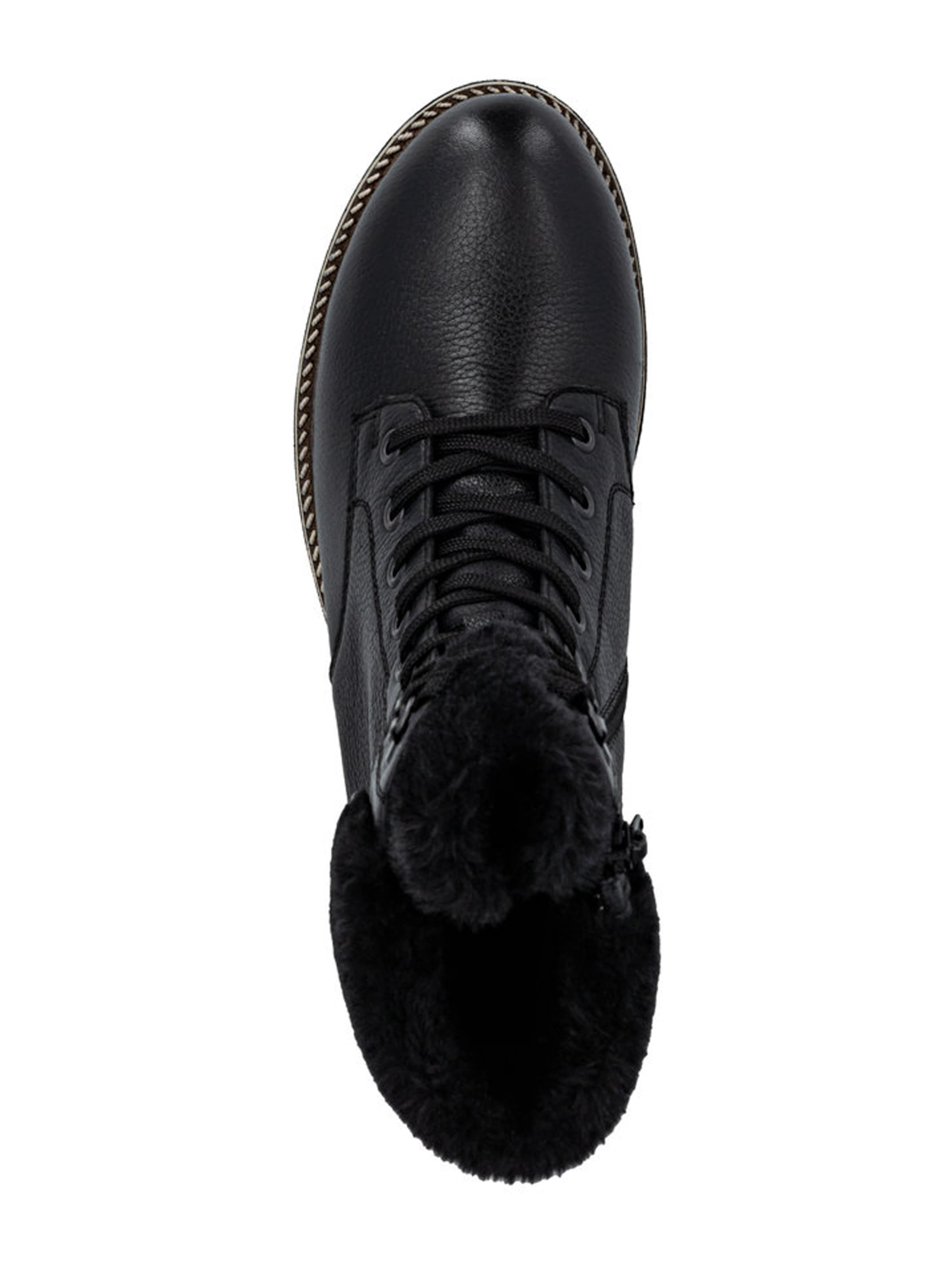 REMONTE Lace-up bootie in Black