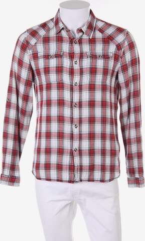CLOCKHOUSE by C&A Button Up Shirt in M in Red: front