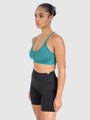 Smilodox Bustier Sport bh in Groen