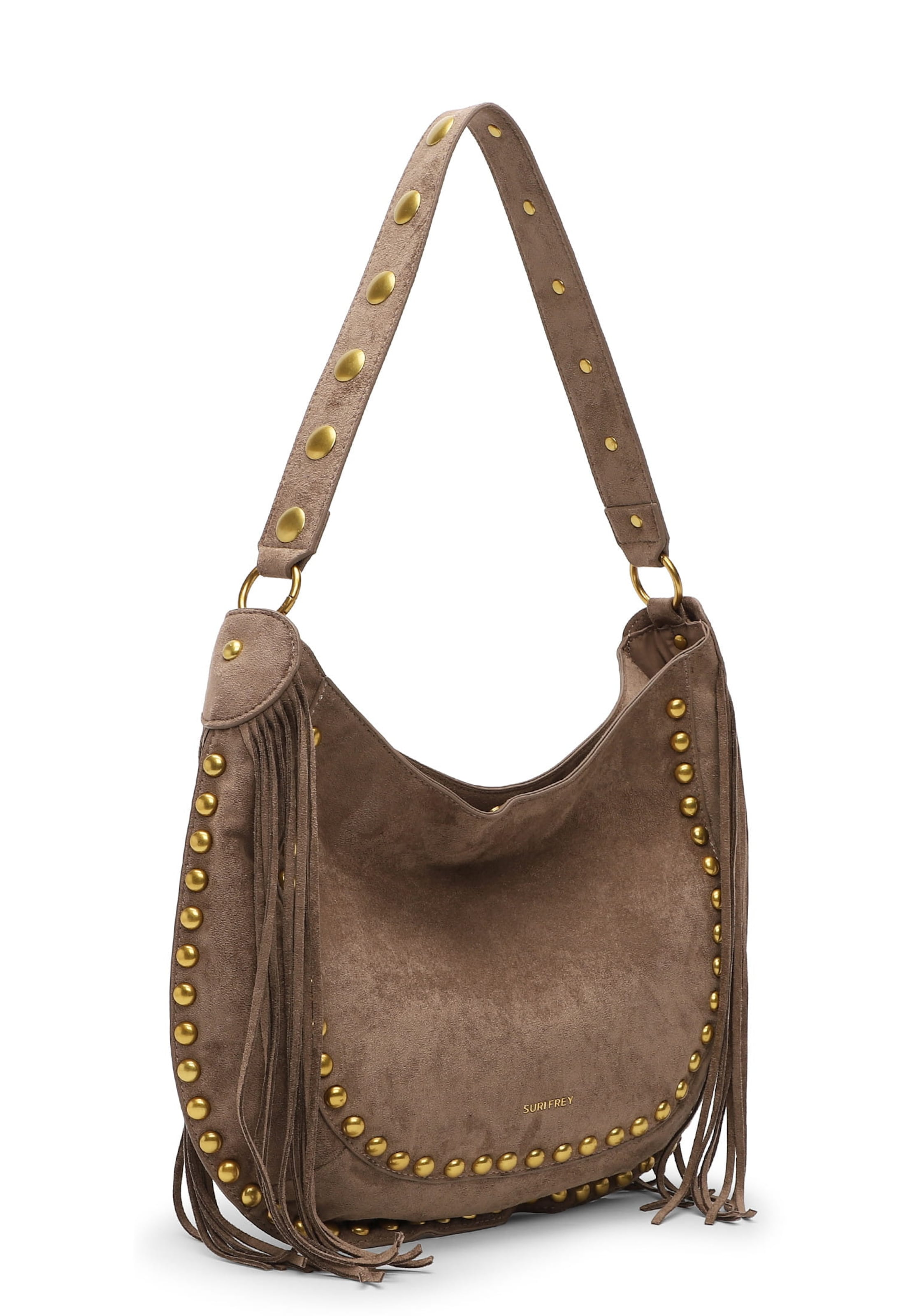 Borsa a sacco 'Elly' di Suri Frey in beige