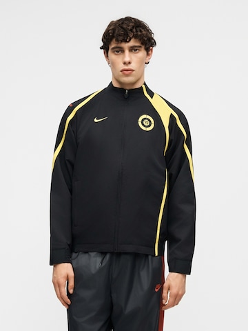 Nike Sportswear Демисезонная куртка в Черный: спереди