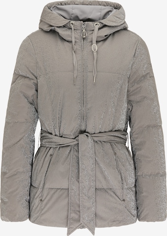 DreiMaster Vintage Winter Jacket in Grey: front