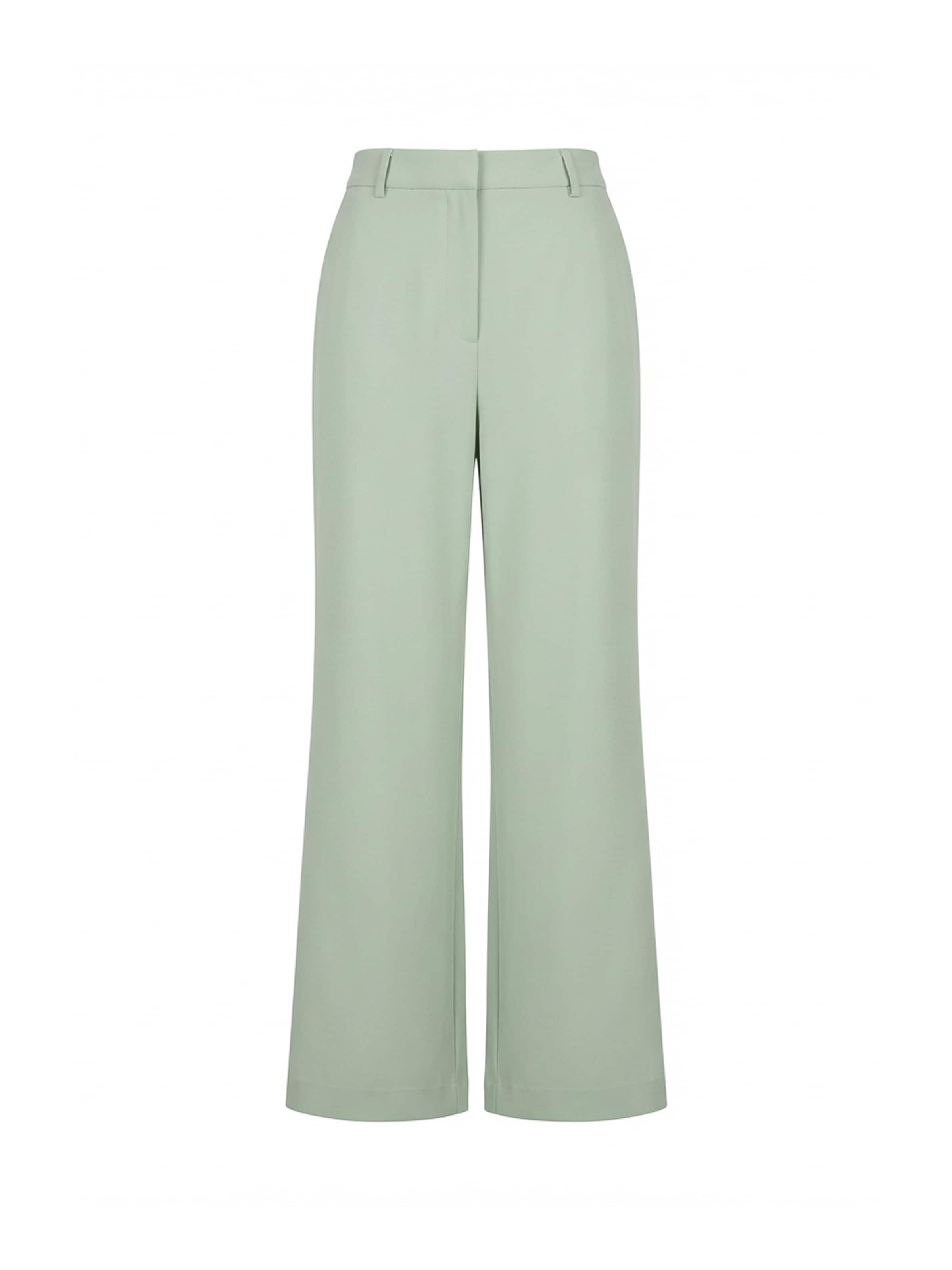 Guido Maria Kretschmer Curvy Loosefit Hose 'Jana' in Grün: Vorderseite