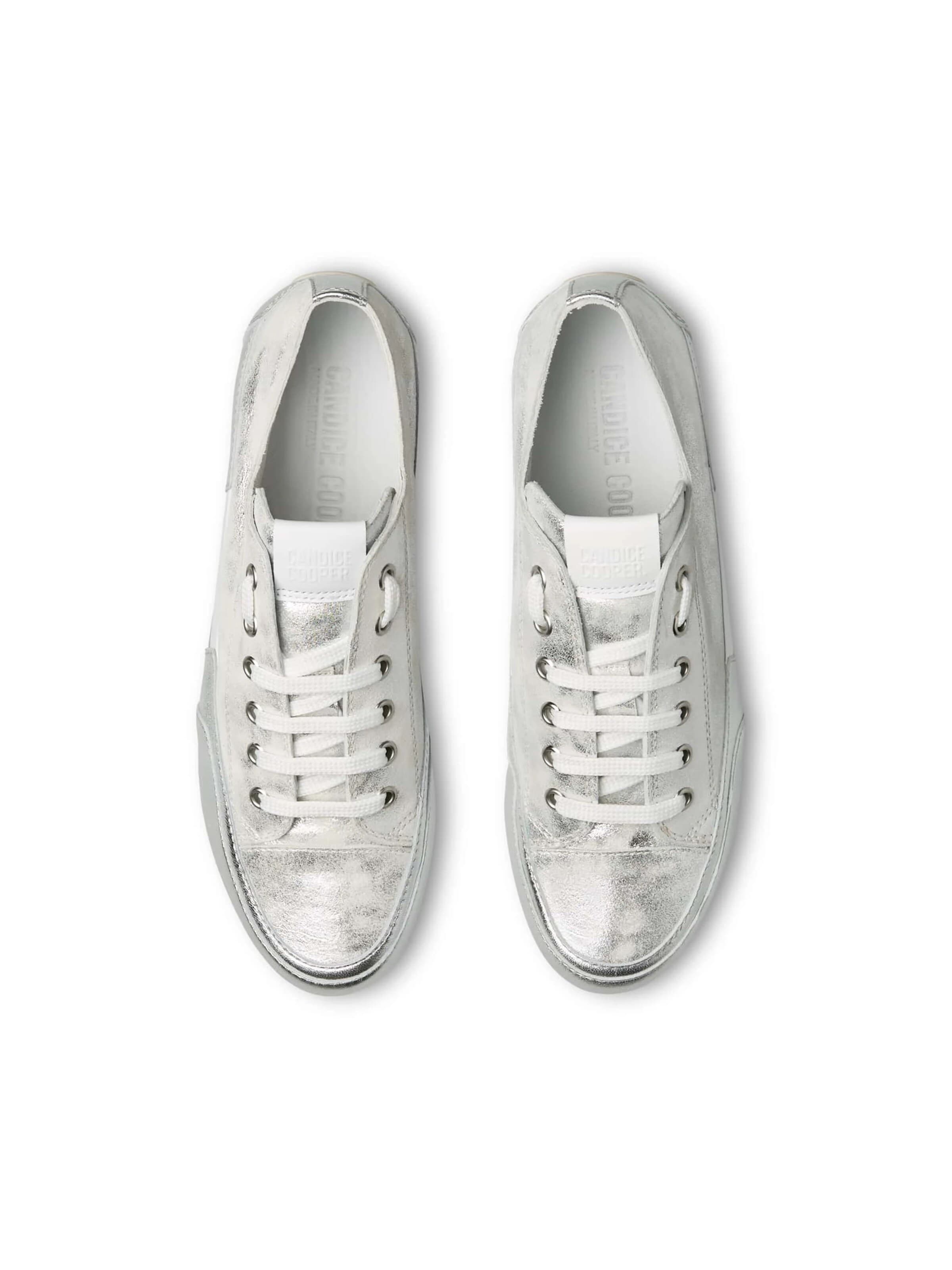 Candice Cooper Lace-up shoe 'ROCK PATCH S' in Silver