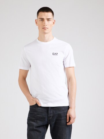 EA7 Emporio Armani - Camiseta en blanco: frente